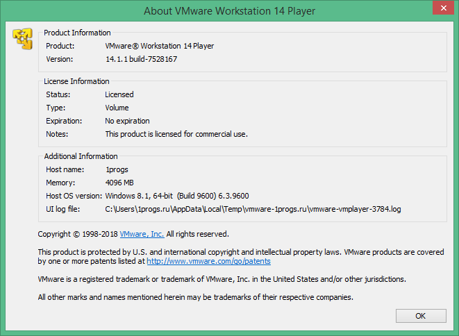 VMware Player скачать с ключом VMware Player скачать с ключом